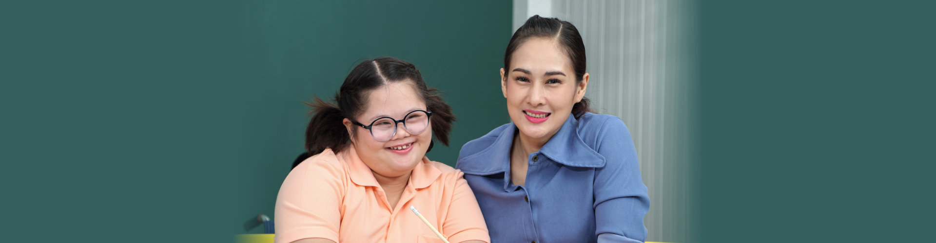 special person with woman